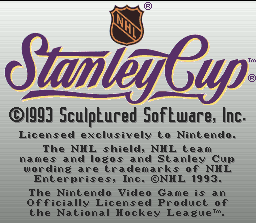 NHL Stanley Cup screenshot 4 for Super Nintendo